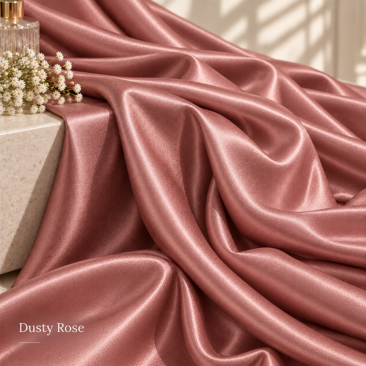 Stretch Satin Fabric by the Yard – 19 Colors