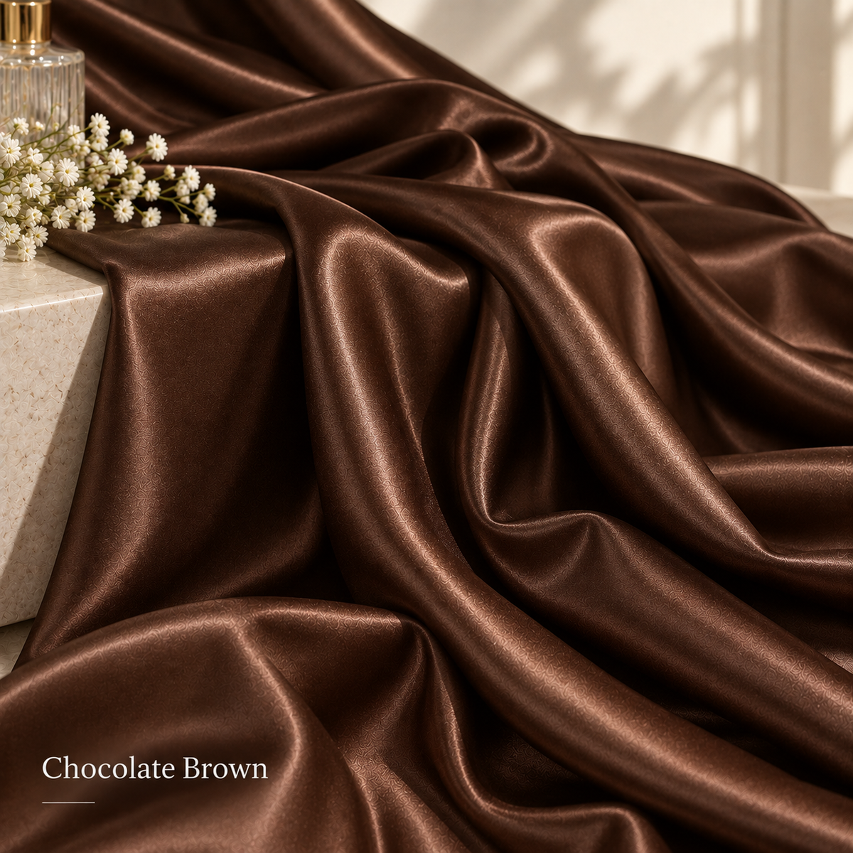Stretch Satin Fabric by the Yard – 19 Colors