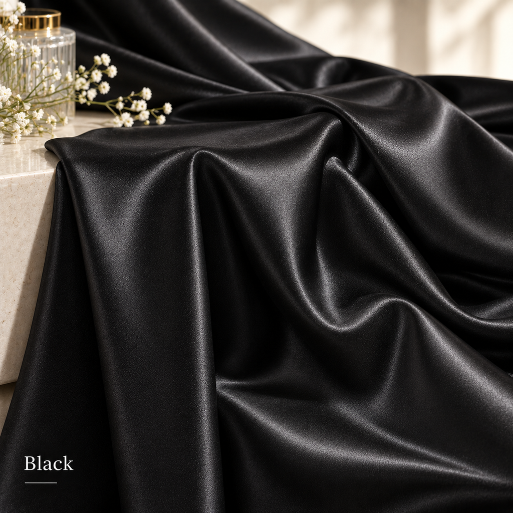 Stretch Satin Fabric by the Yard – 19 Colors