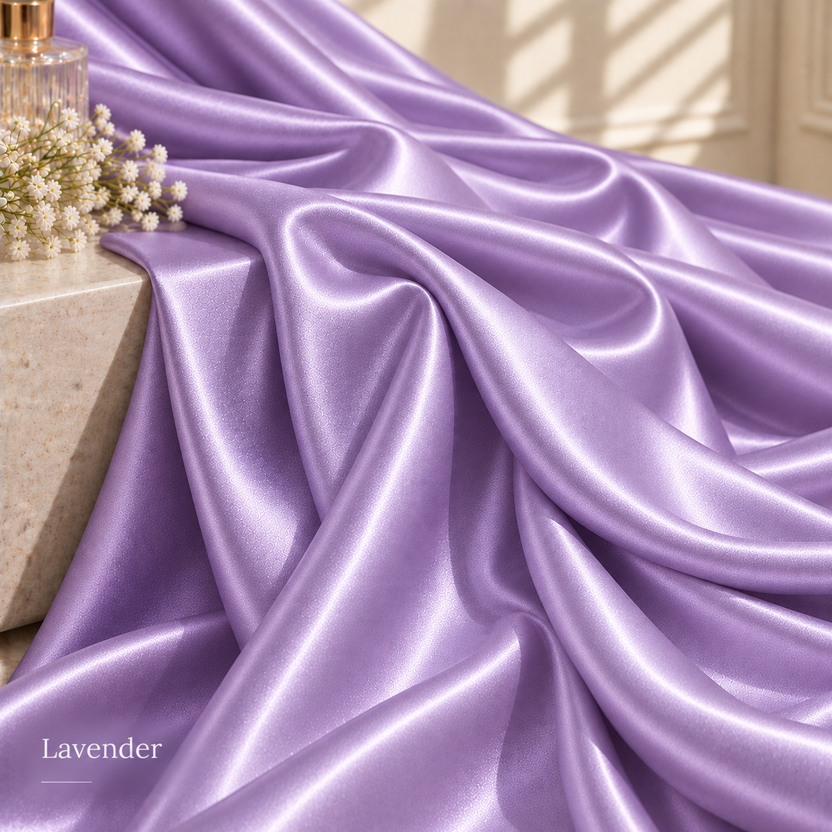 Stretch Satin Fabric by the Yard – 19 Colors