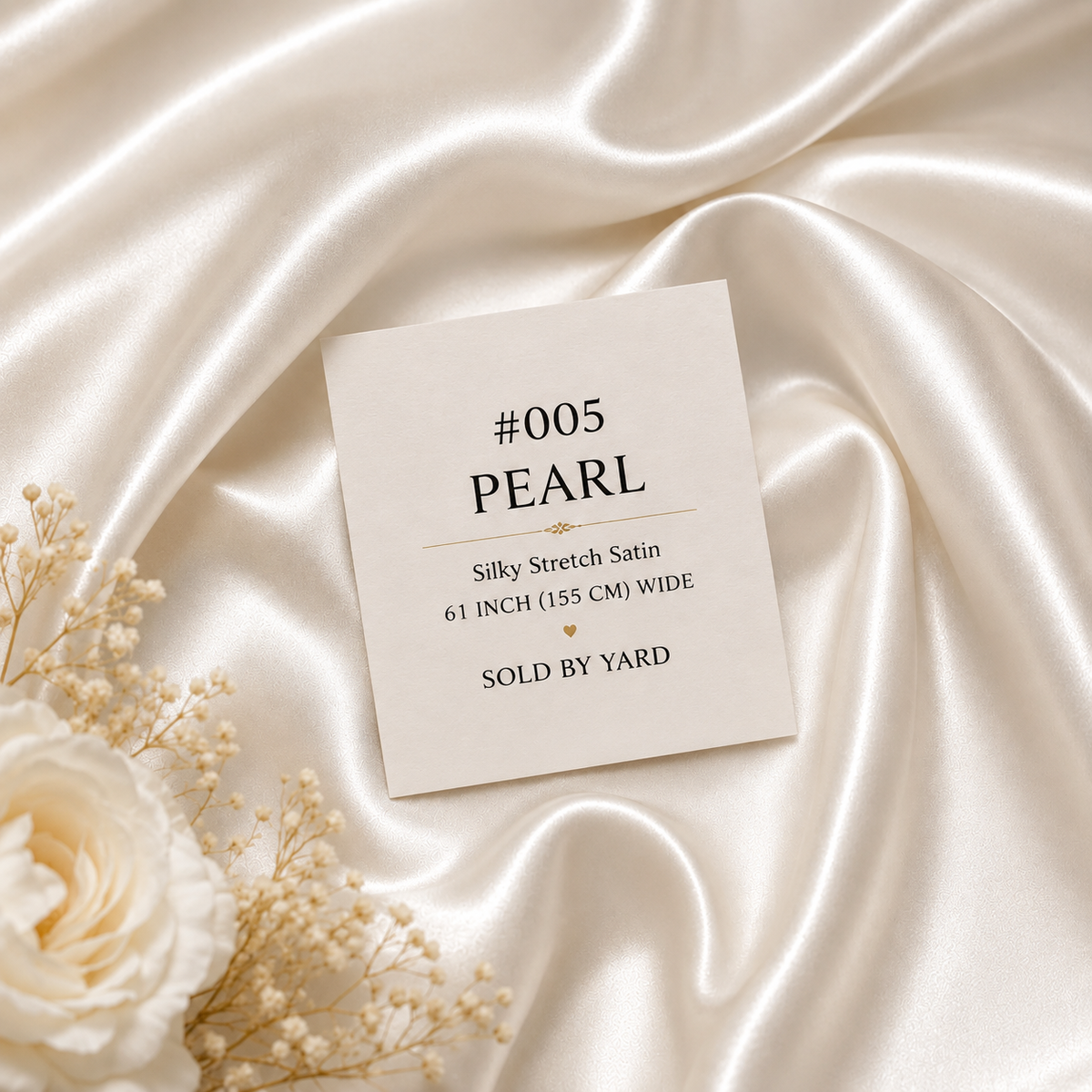 Stretch Satin Fabric by the Yard – 19 Colors