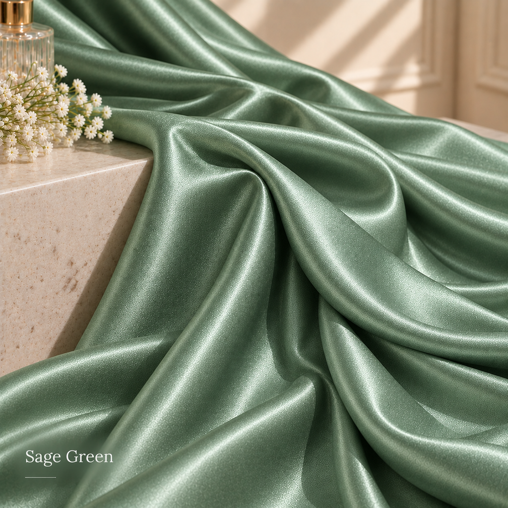 Stretch Satin Fabric by the Yard – 19 Colors