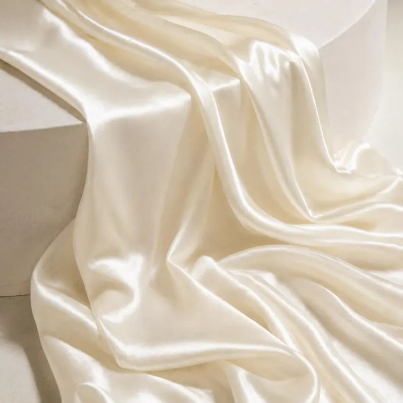 Ivory Satin Fabric by the Yard – Wedding & Event Draping