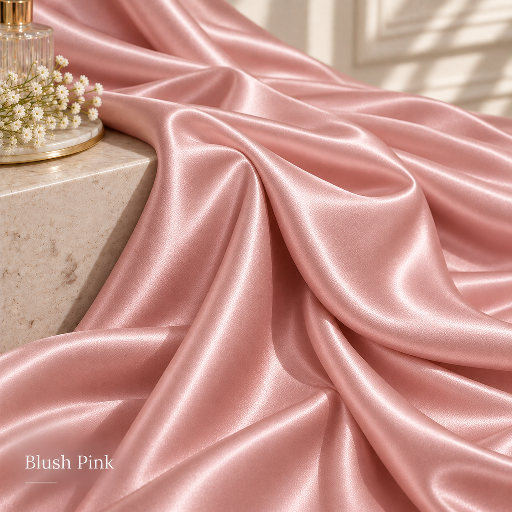 Stretch Satin Fabric by the Yard – 19 Colors