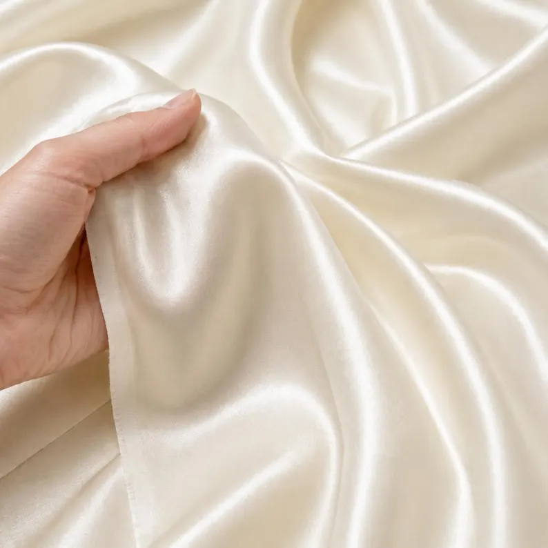 Ivory Satin Fabric by the Yard – Wedding & Event Draping