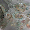 Luxury Beaded Embroidered Tulle Fabric by the Yard, Sequin Bridal Lace for Couture Wedding Dress