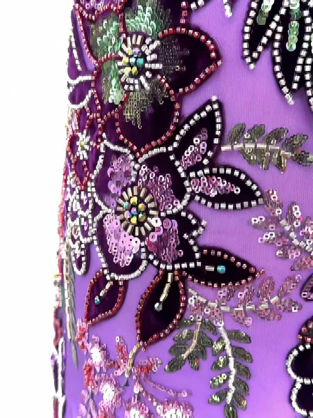 Tube Beaded Lace Fabric by the Yard | 3D Floral Sequin Tulle for Wedding Dress Bridal Gown | Luxury Embroidered Mesh Fabric 6 Colors 52"