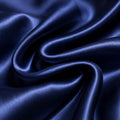 Navy Blue Satin Fabric by the Yard, Stretch Satin Fabric, Bridesmaid Dress Fabric, Prom Gown Material, Wedding Satin Fabric, 58/60 Inch
