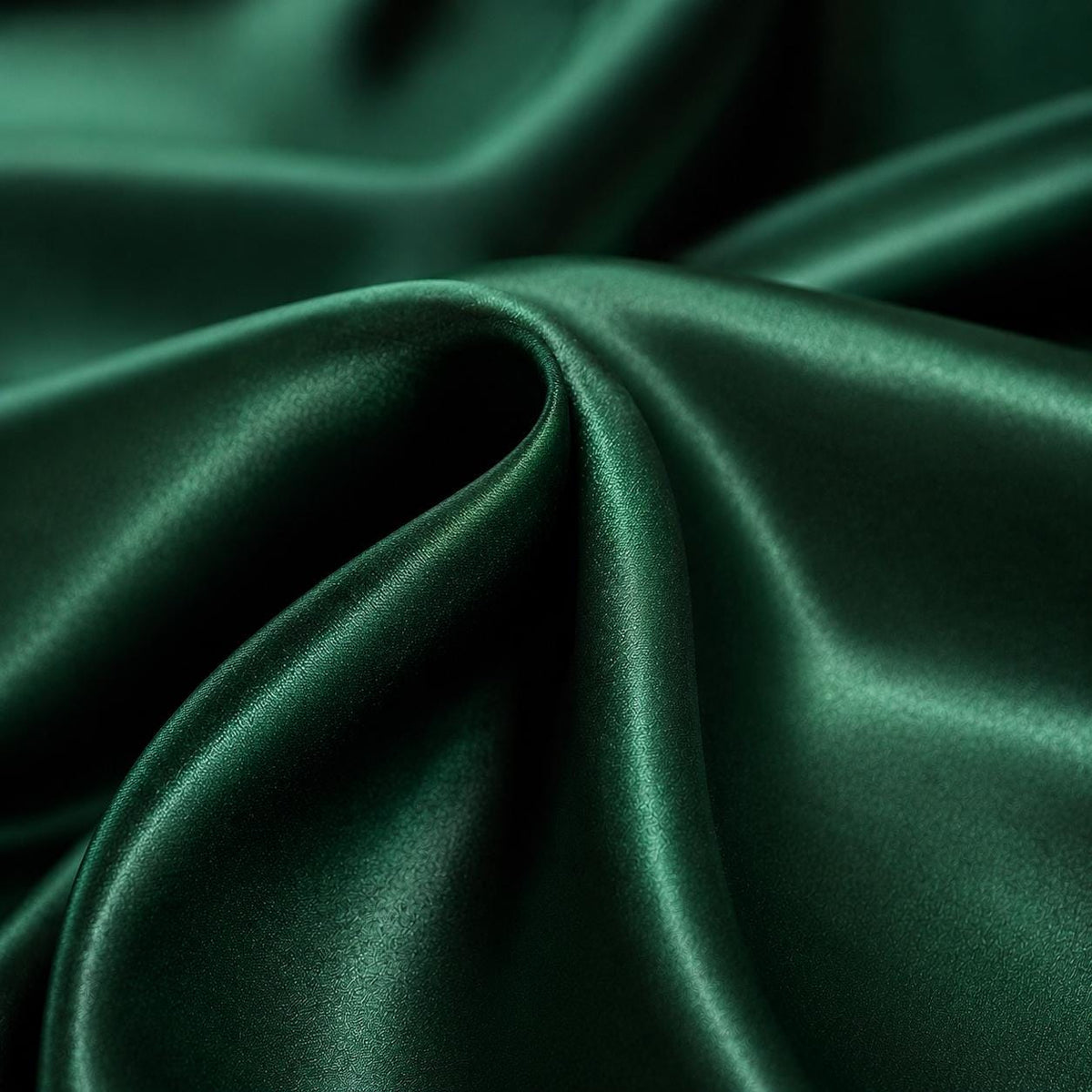 Emerald Green Satin Fabric by the Yard, Stretch Satin Fabric, Silky Wedding Fabric, Prom Dress Material, Bridesmaid Dress Fabric, 58/60 Inch