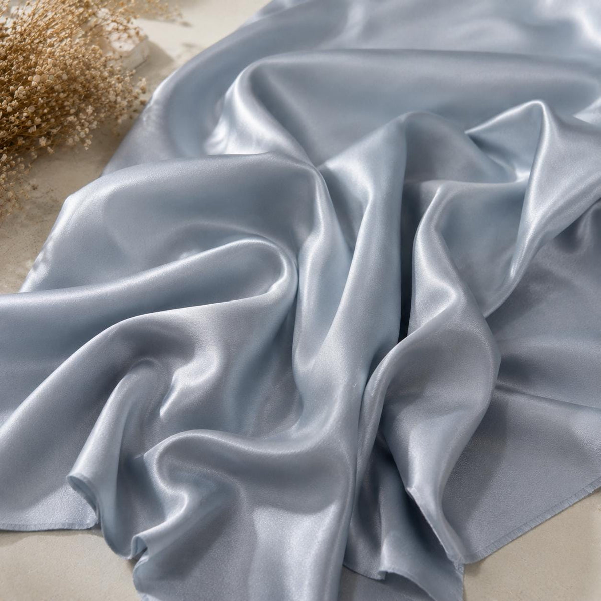 Stretch Satin Fabric by the Yard, 192 Shades Silky Shiny Bridal Satin for Wedding Dresses, Bridesmaid & Prom Evening Gown Material