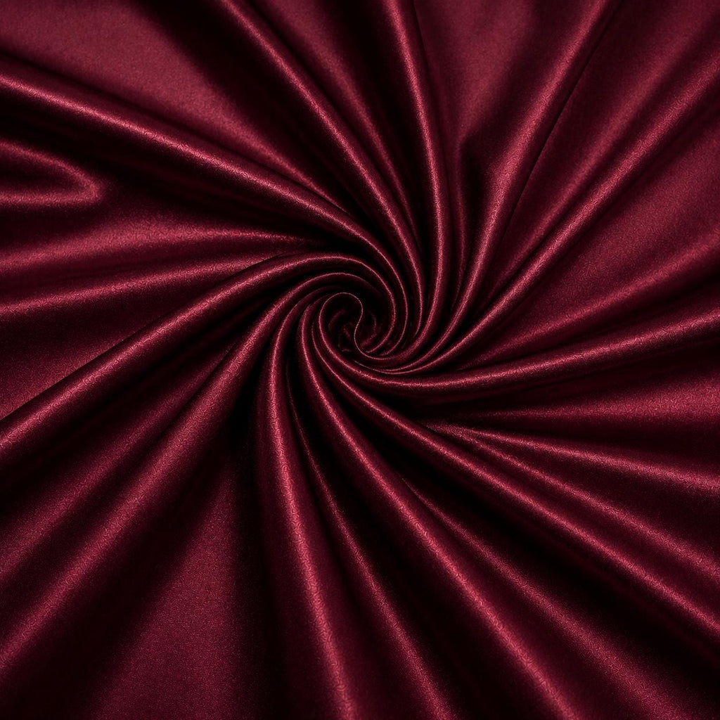 Burgundy Satin Fabric by the Yard, Luxury Wedding Fabric for Fall Weddings, Winter Bridesmaid Dresses and Holiday Decor