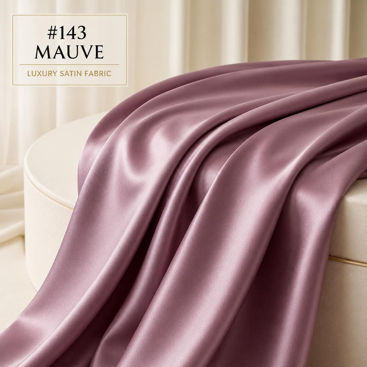 Mauve Stretch Satin Fabric by the Yard, Luxury Satin for Spring Garden Wedding Bridesmaid Dresses, Bridal Gowns and Formal Sewing, 58/60