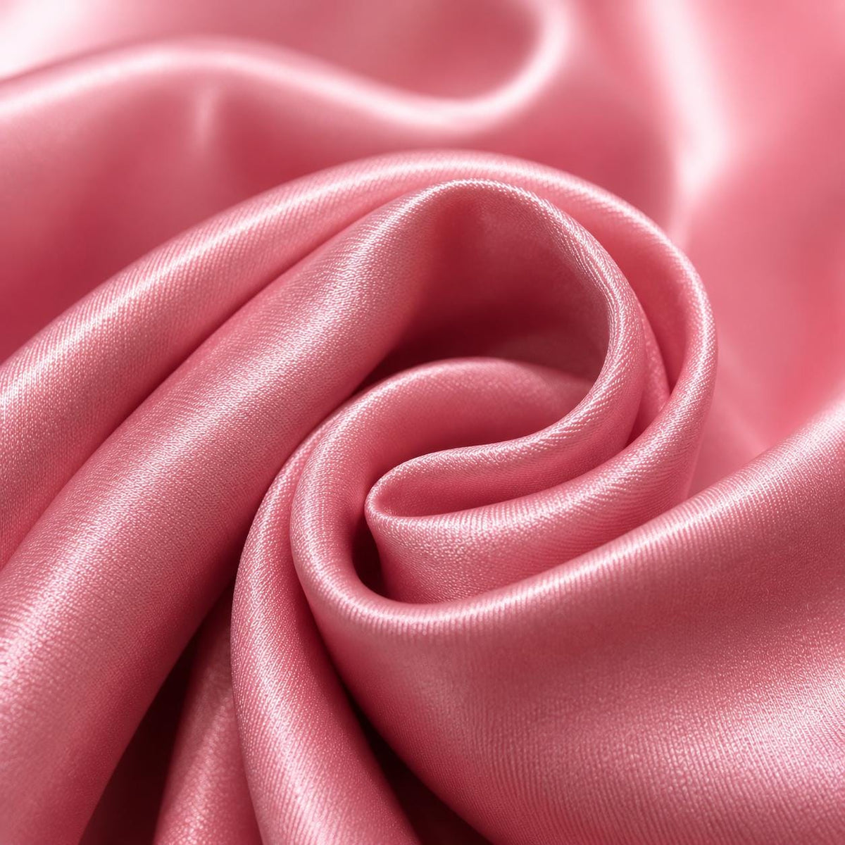 Rose Pink Stretch Satin Fabric by the Yard, Luxury Satin Fabric for Wedding Decor, Event Styling and Party Decorations