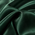 Green Satin Fabric by the Yard for Dresses & Decor