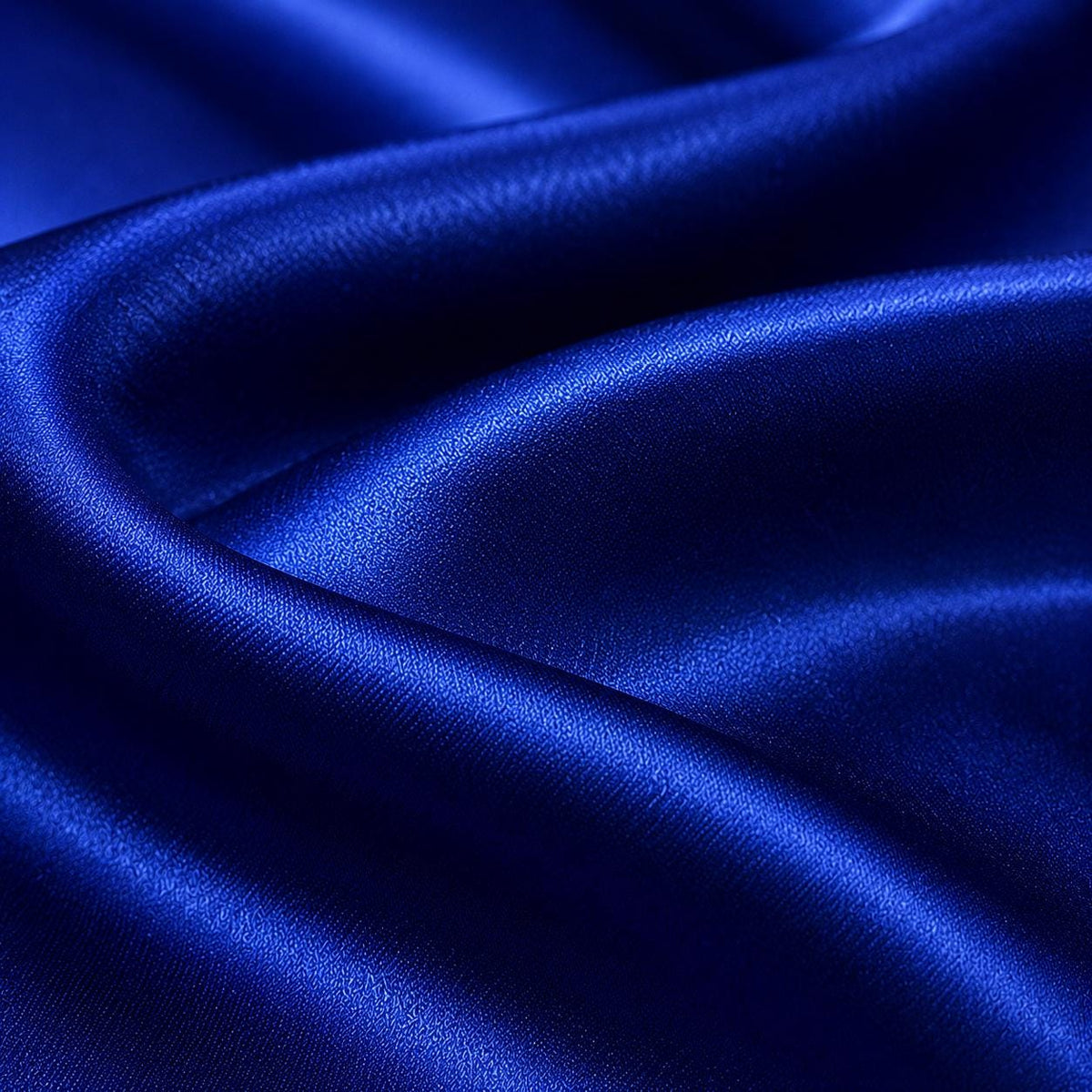 Royal Blue Stretch Satin Fabric by the Yard