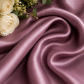 Mauve Stretch Satin Fabric by the Yard, Luxury Satin for Spring Garden Wedding Bridesmaid Dresses, Bridal Gowns and Formal Sewing, 58/60