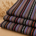 Southwestern Fabric by the Yard, Boho Upholstery Fabric, Tribal Woven Textile, Ethnic Stripe Fabric for Table Runner, Pillow Cover