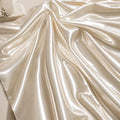 Mirror Gloss Satin Fabric by the Yard, Luxury Bridal Satin for Wedding Dresses, Formal Gown Fabric, Heavy Satin Material, Designer Sewing