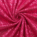 Hot Pink Sequin Fabric by the Yard, Full Sequin Mesh Fabric, Sparkly Glitter Fabric for Prom Dress, Evening Gown, Dance Costume, Pageant