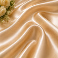 Champagne Satin Fabric by the Yard for Wedding Decor